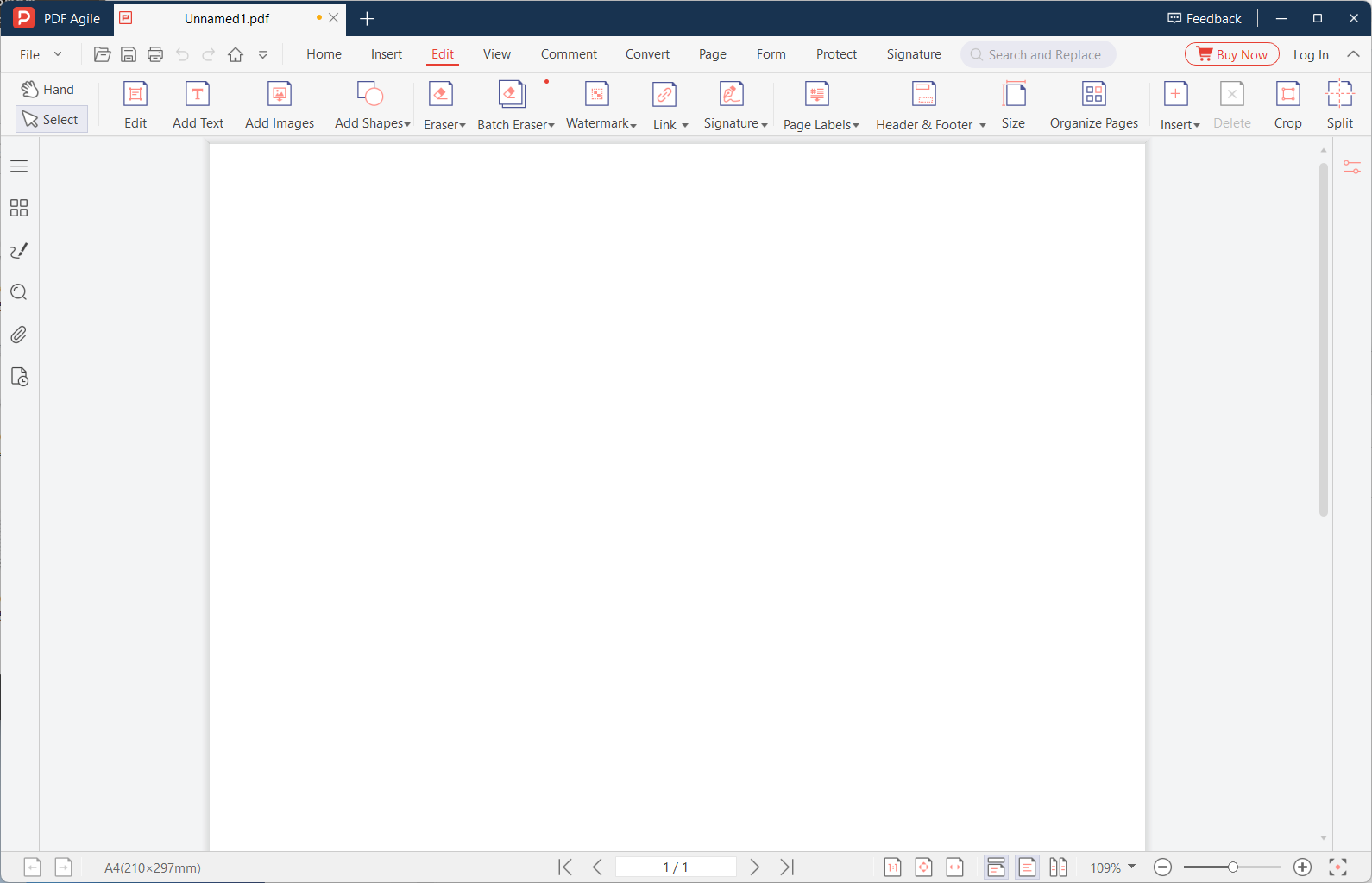 Opening a PDF file in PDF Agile desktop editor