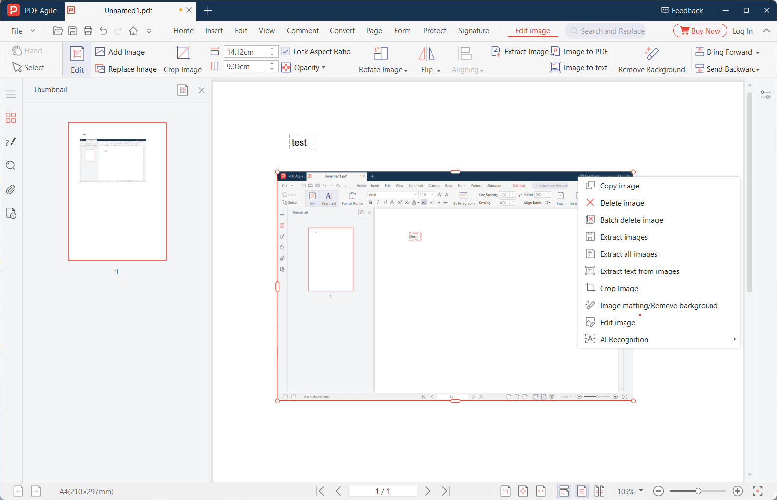 Editing text inline with real-time font matching